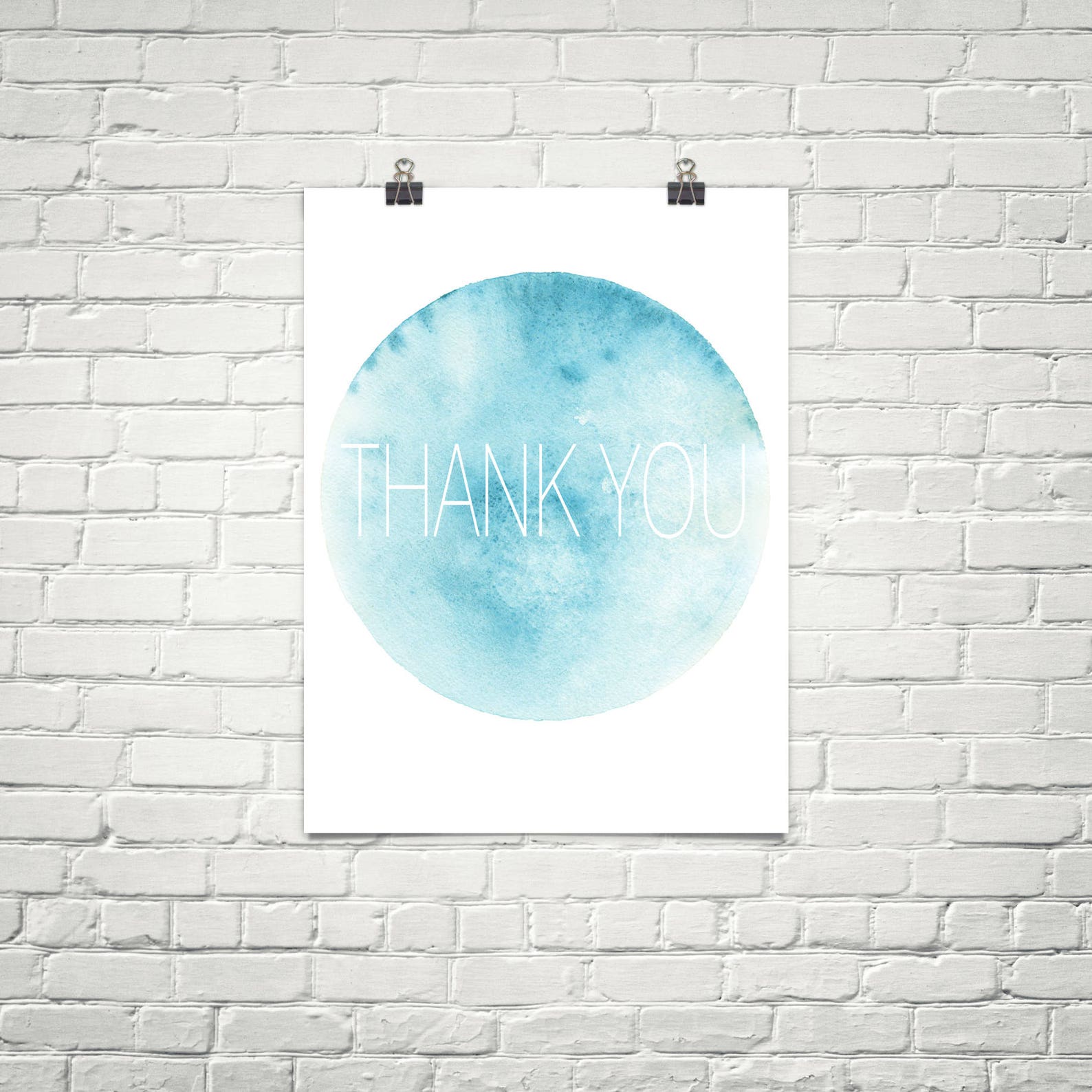 Thank You Sign. Thank You Wall Art. Typography Art. - Etsy