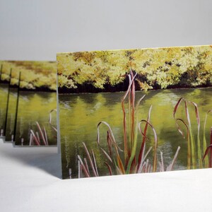 Waters Edge, zestaw 5 kartek z kopertami z oryginalnego obrazu pastelowego