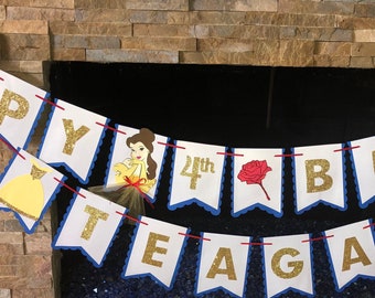 Customized Princess - Birthday Banner Design 3