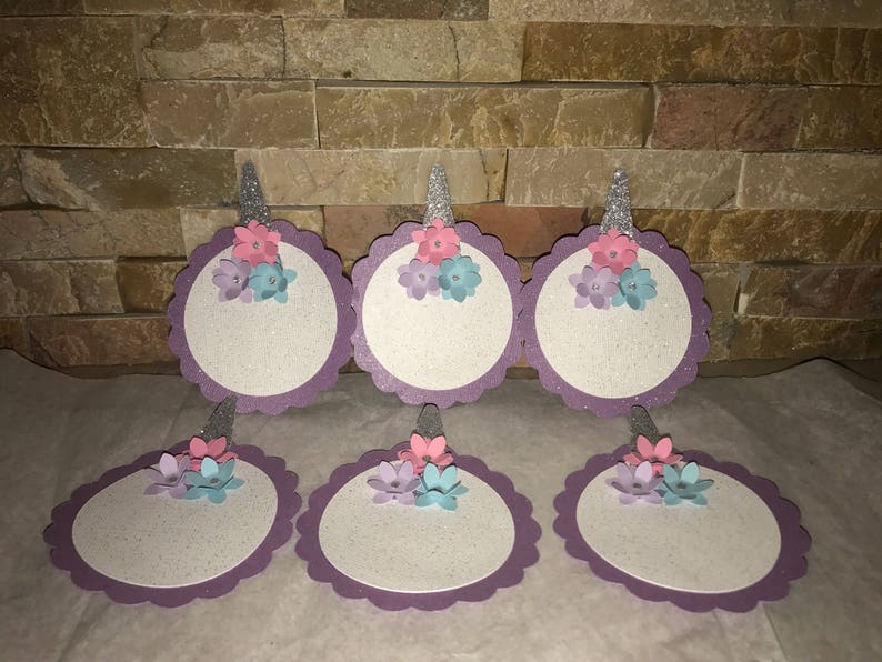 Small Unicorn Cutouts Set