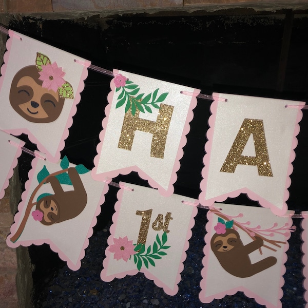 Sloth Party Theme Etsy