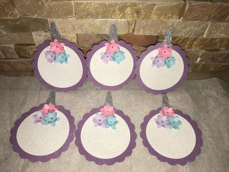 Small Unicorn Cutouts Set