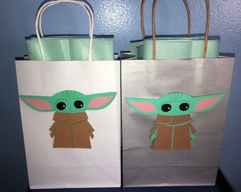 Baby Yoda - Favor Bags / Birthday Party