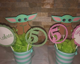Customized Age Centerpiece Set