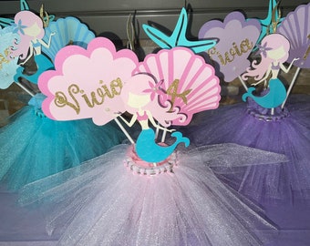 Mystical Party- Mermaid's Tutu Centerpiece Set