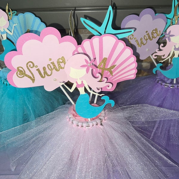 Mystical Party- Mermaid's Tutu Centerpiece Set