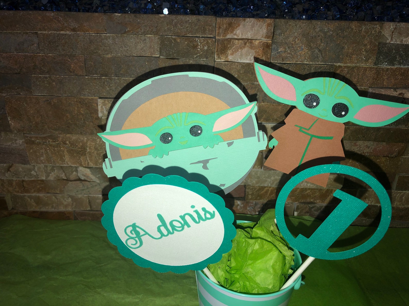 Baby Yoda Centerpiece Sticks Baby Yoda Centerpiece Sticks