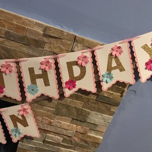 Happy Birthday Personalized Unicorn Banner image 6