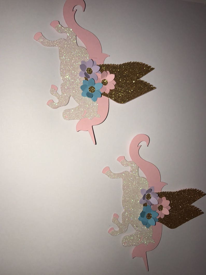 Small Unicorn Cutouts Set