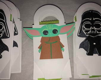 Small Candy Bags/Birthday BabyYoda Party Decorations