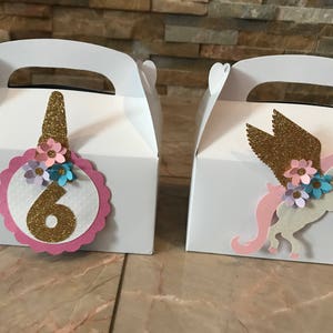 Unicorn Favor Customized Age image 1