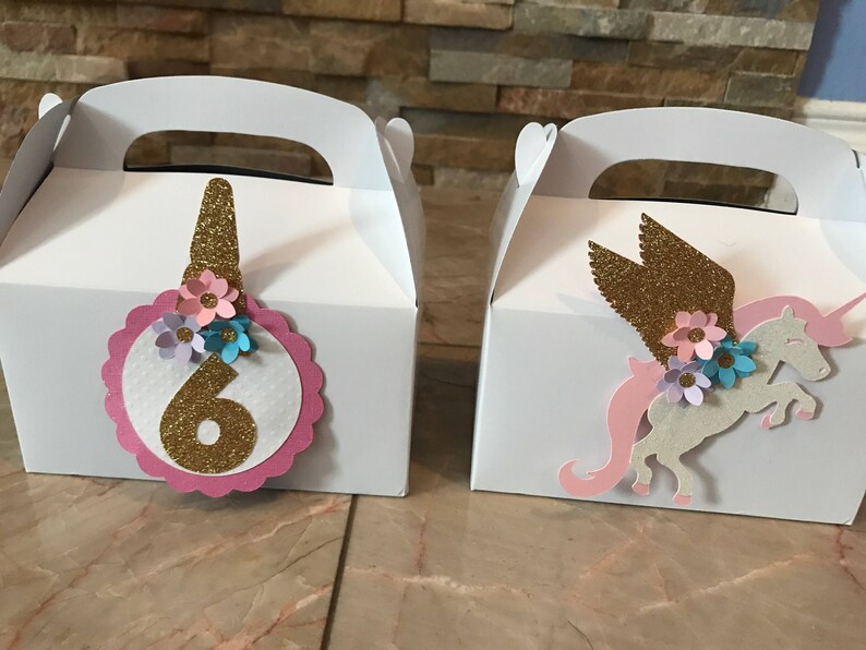 Unicorn Favor Customized Age image 1