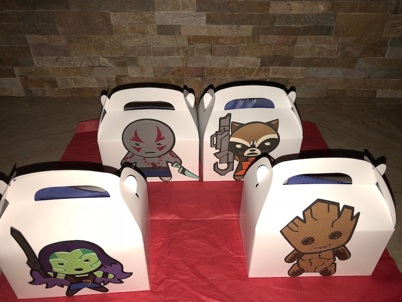 Kawaii Guardian Favor Boxes