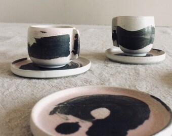 Espresso cup with a saucer