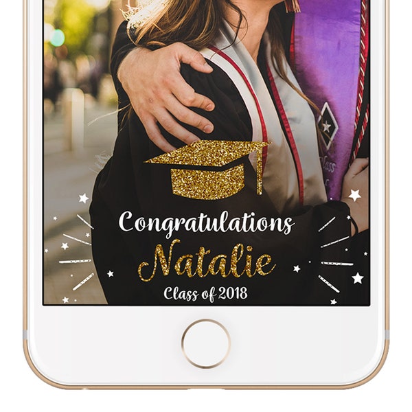 Snapchat Geofilter Graduation, Snapchat Geofilter Party, Graduation Party, Custom Graduation Geofilter, Graduation Filter, Class of 2018