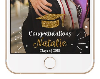Snapchat Geofilter Graduation, Snapchat Geofilter Party, Graduation Party, Custom Graduation Geofilter, Graduation Filter, Class of 2018