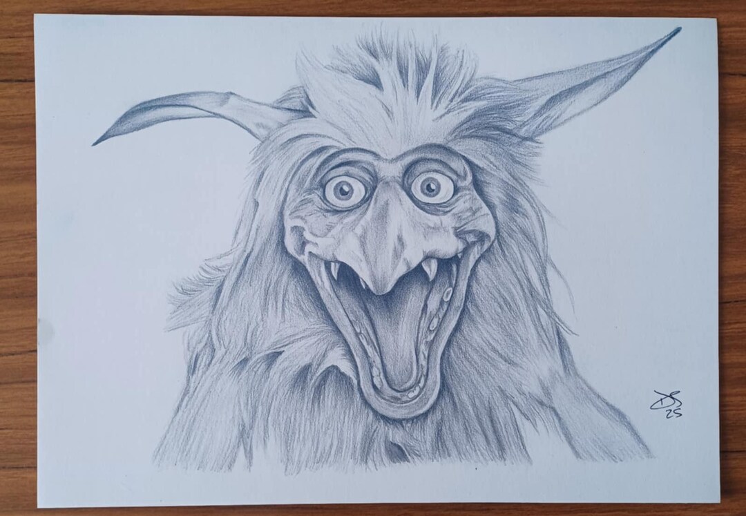 Fiery From Labyrinth. Limited Hand Signed and Numbered A3 Size (16.5x11 ...