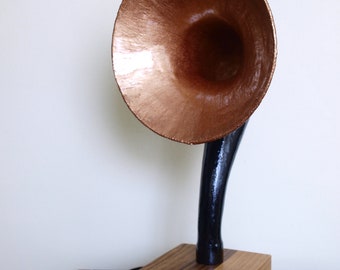 Bluetooth gramophone/Vintage audio/Horn speaker/Steampunk/Vintage gramophone/Bluetooth Speaker/Portable Speaker/Home audio/iPhone Speaker