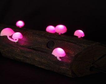 Mushroom lamp.Glowing mushroom.Fairy mushrooms.accent lamp.Magic Mushrooms.Table lamp.Mushroom Night Light.Fairy lights.Fantasy night lamp