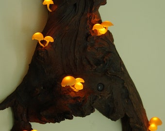 Mushroom lamp.Glowing mushroom.Fairy mushrooms.accent lamp.Magic Mushrooms.Table lamp.Mushroom Night Light.Fairy lights.Fantasy night lamp