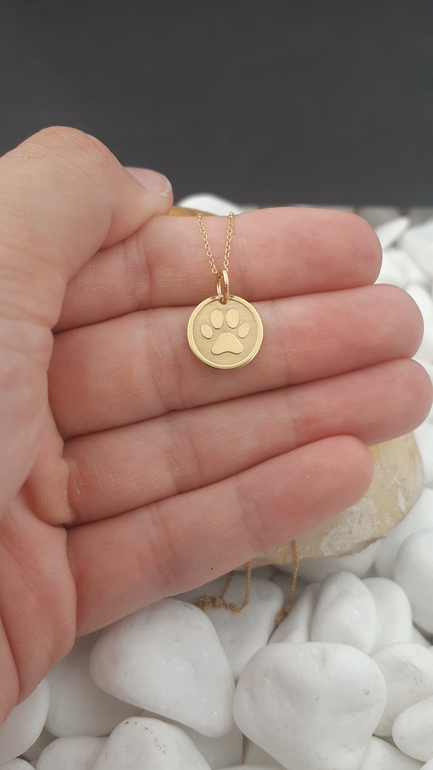Custom Dog Paw Necklace - Paw Print Necklace | Sincerely Silver