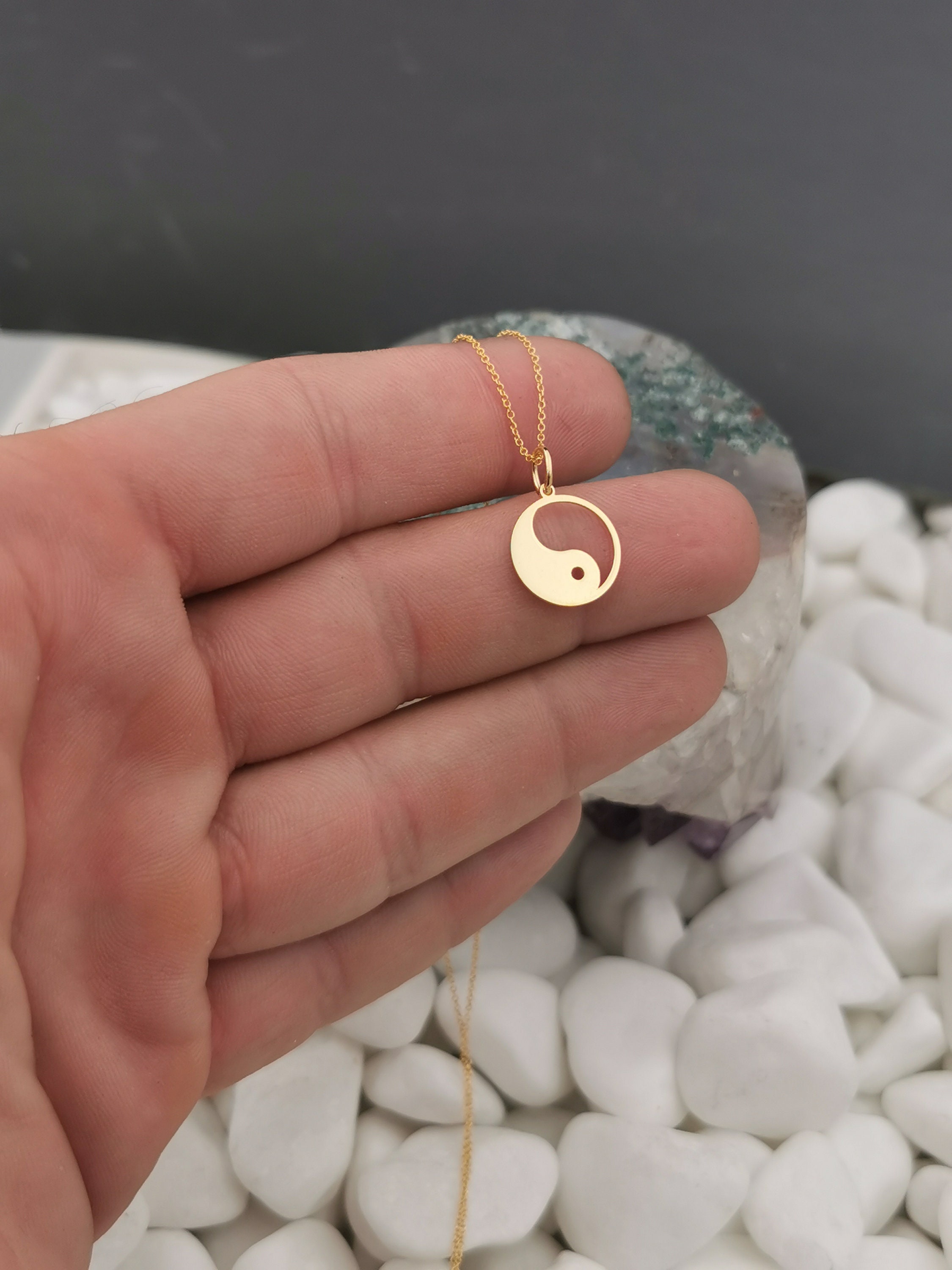 Dainty Solid Gold Yin Yang Necklace, 14K Gold Necklace, Yin Yang Pendant, Yin Yang Charm, Charm Jewelry ,layered Necklace, Gift for Her - Etsy Dainty Solid Gold Yin Yang Necklace, 14K Gold Necklace, Yin Yang Pendant, Yin Yang Charm, Charm Jewelry ,layered Necklace, Gift for Her - Etsy