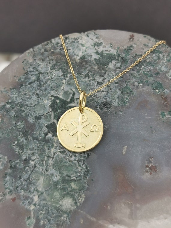 Cross Coin Medallion Necklace | Vine & Valley Jewelry