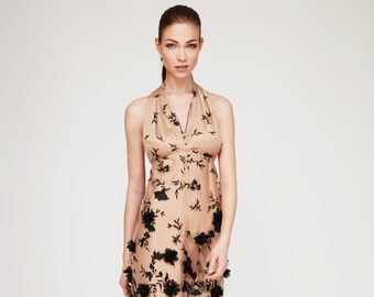 Dress Kunzil: Ball gown, prom dress, occasion dress, evening dress, Festlicheskleid. 100% silk. Olcay Krafft Fashion