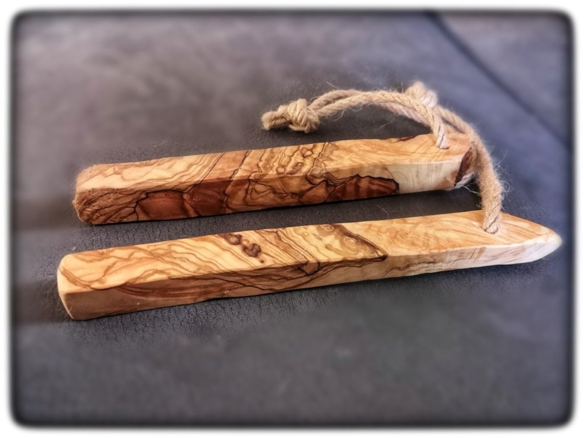 Kaustange Kauknochen Kauspielzeug aus Olivenholz für Hunde Etsy