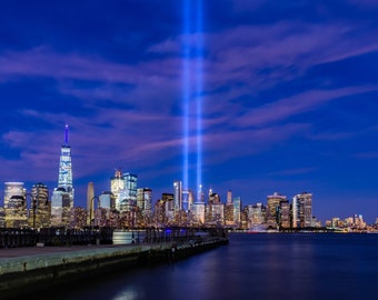 NYC Skyline Manhattan | 'Remember 9/11' | Printable Download  -  (New York City, NY)