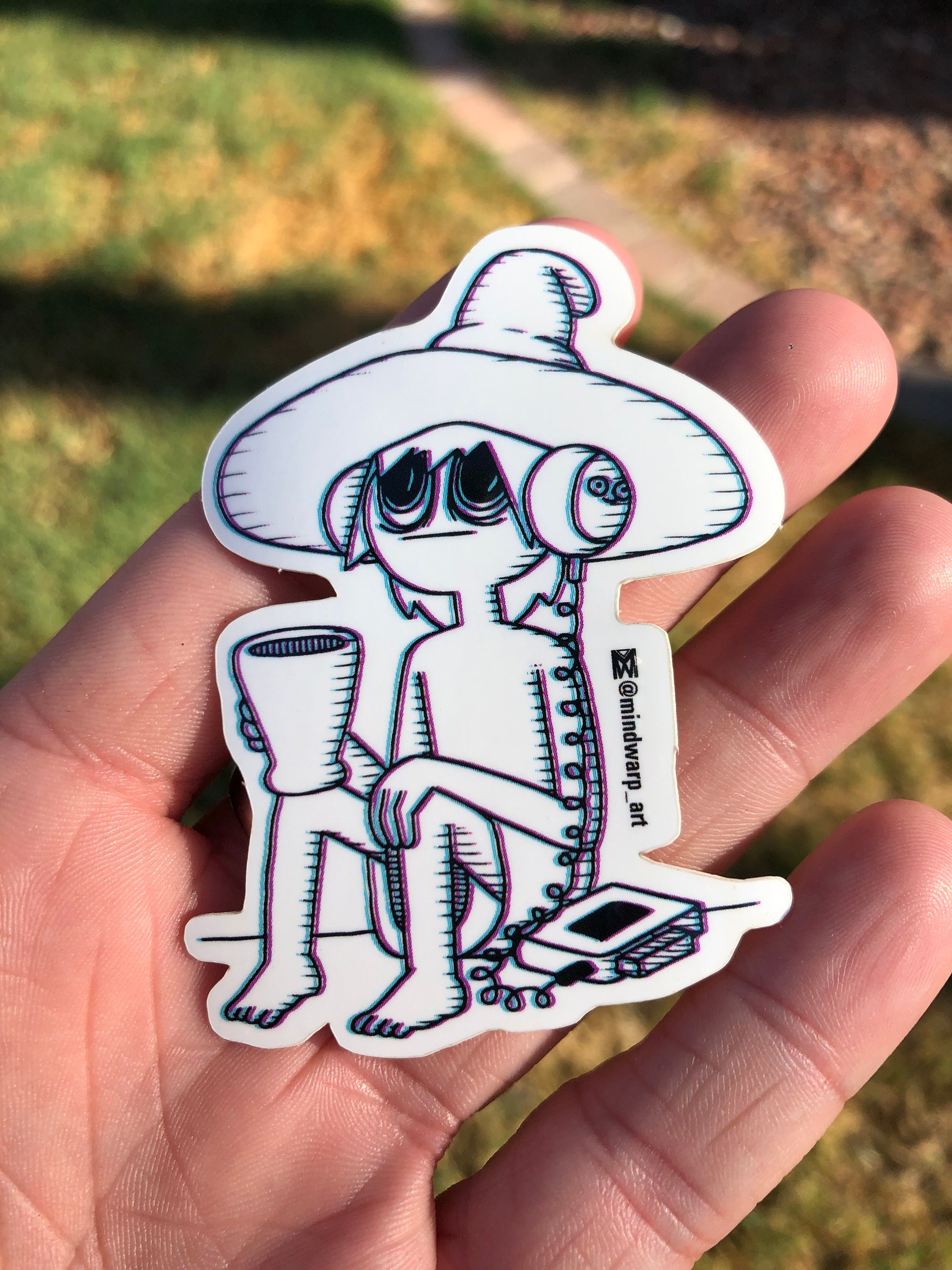 Mindwarp Art | Trippy Clancy - Sticker