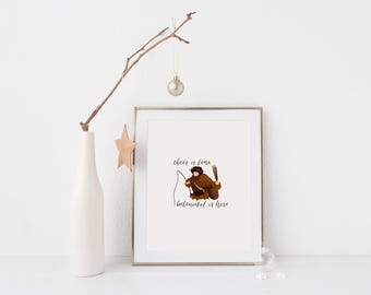 The Office Dwight’s Christmas Belsnickel wall art | printable 8x10 11x14 art