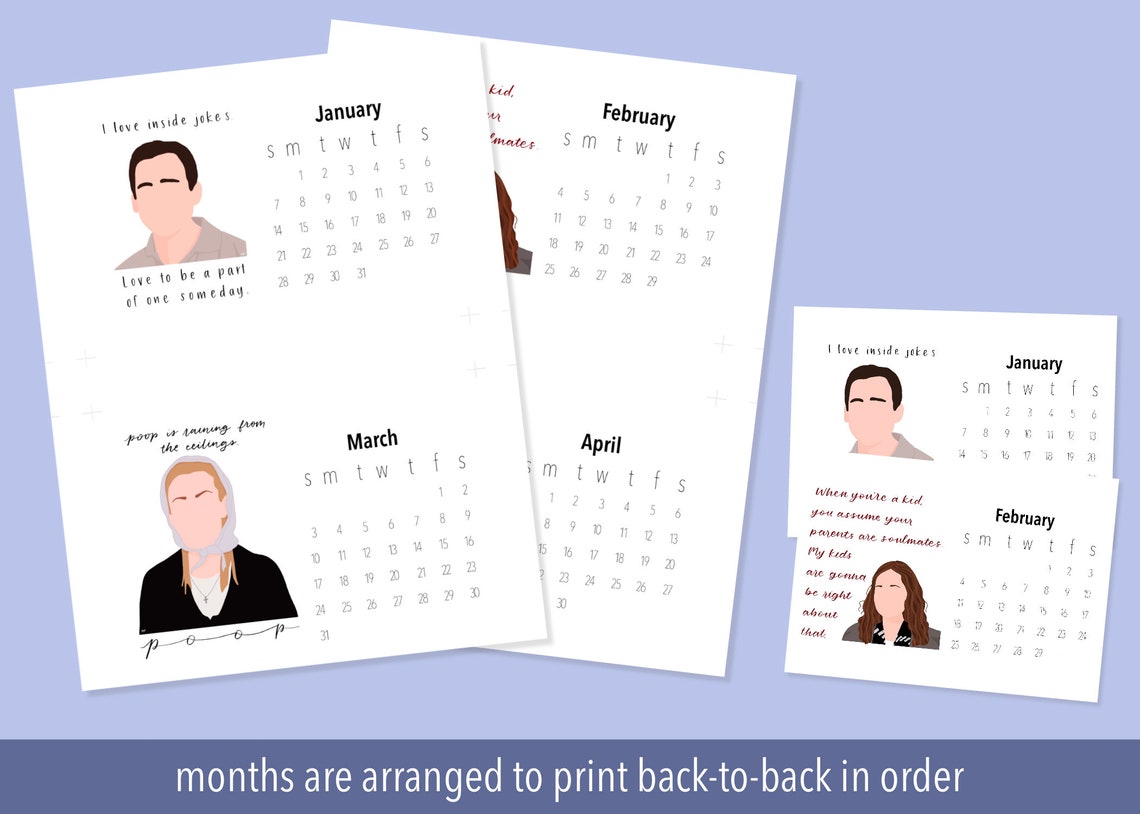 Printable the Office 2024 Desk Calendar 5x7 Etsy Canada