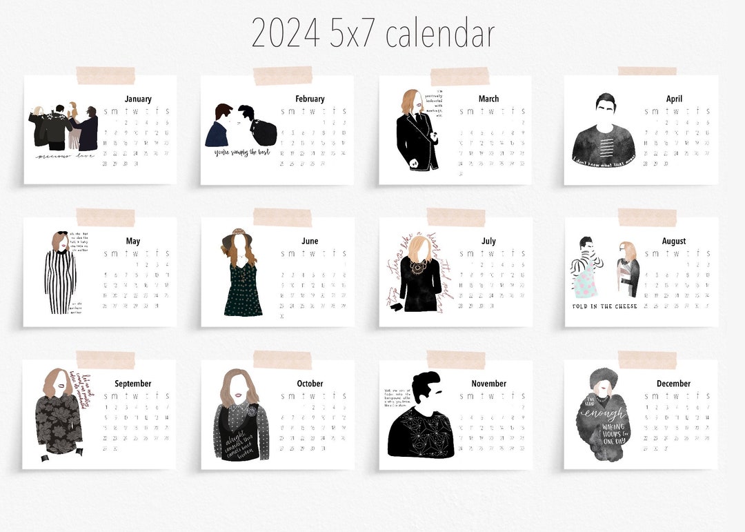 Schitts Creek 2024 Calendar Etsy