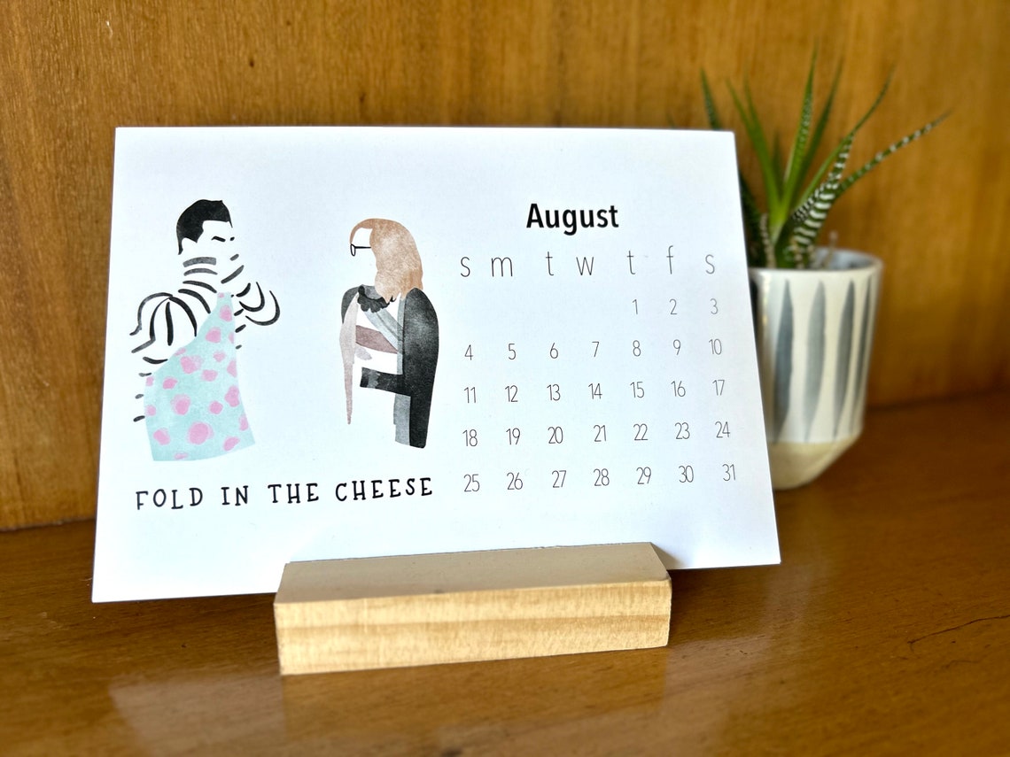 Printable Schitts Creek 2024 Desk Calendar 5x7 Etsy Canada