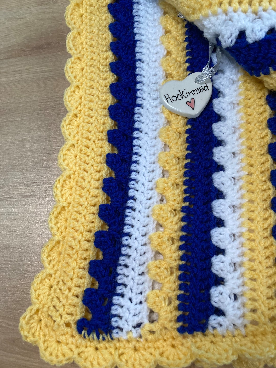 Leeds Utd inspired Crochet Baby Blanket Etsy