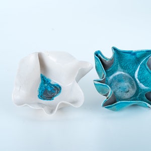 Sea and Sand: Artistic Ceramic Bowls, Unique Handmade Creations image 3