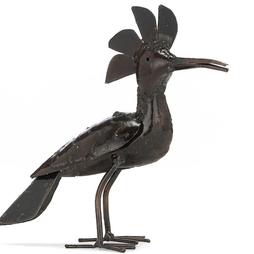 Metal Frog Garden Ornament Pond Sculpture Art Handmade Etsy UK