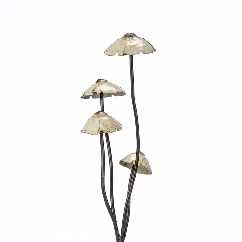 Metal Mushroom Garden Ornament Sculpture Art Handmade Etsy UK