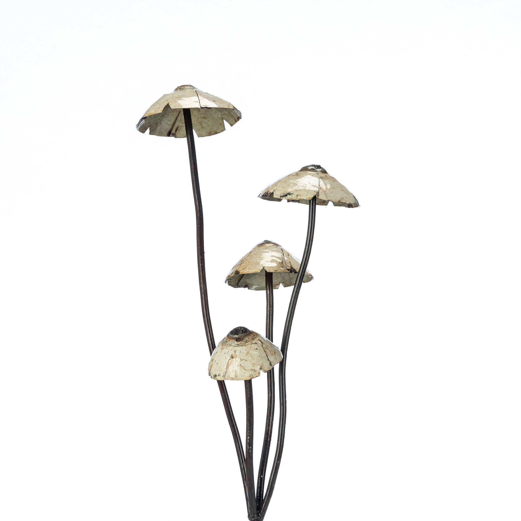 Metal Mushroom Garden Ornament Sculpture Art Handmade Etsy