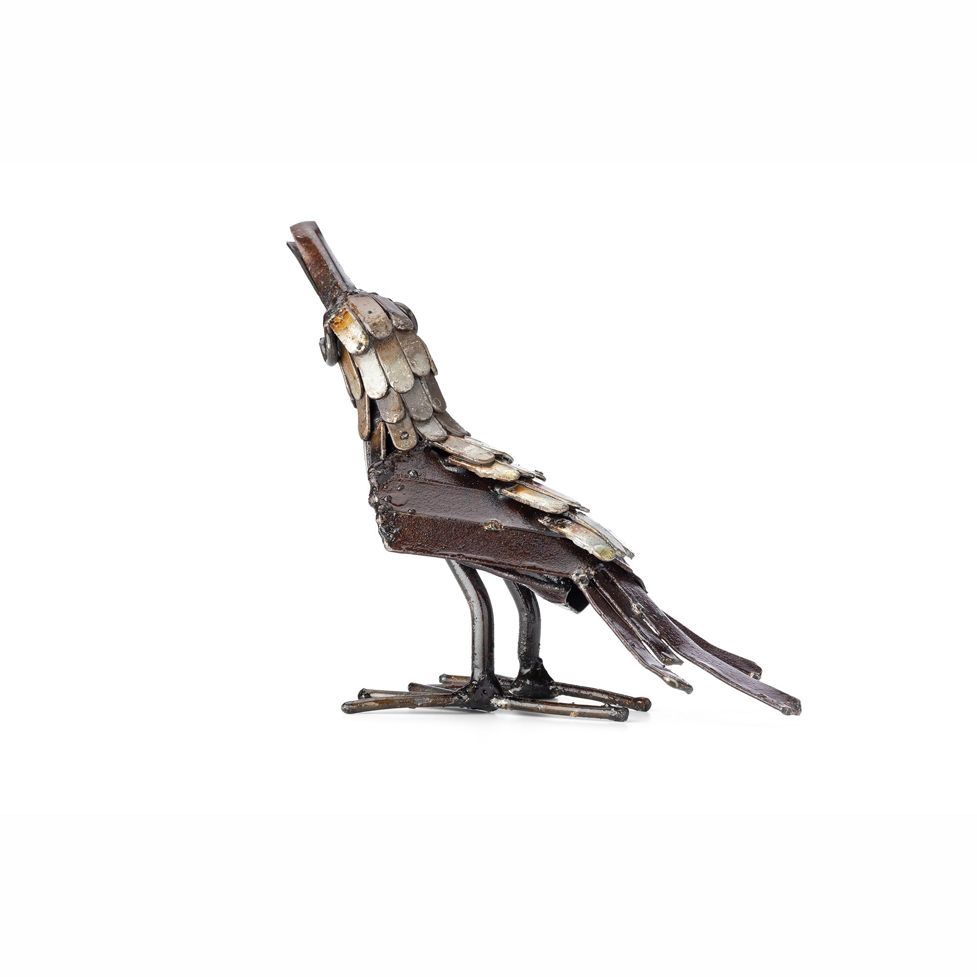Metal Bird Garden Ornament Sculpture Art Handmade Recycled Etsy