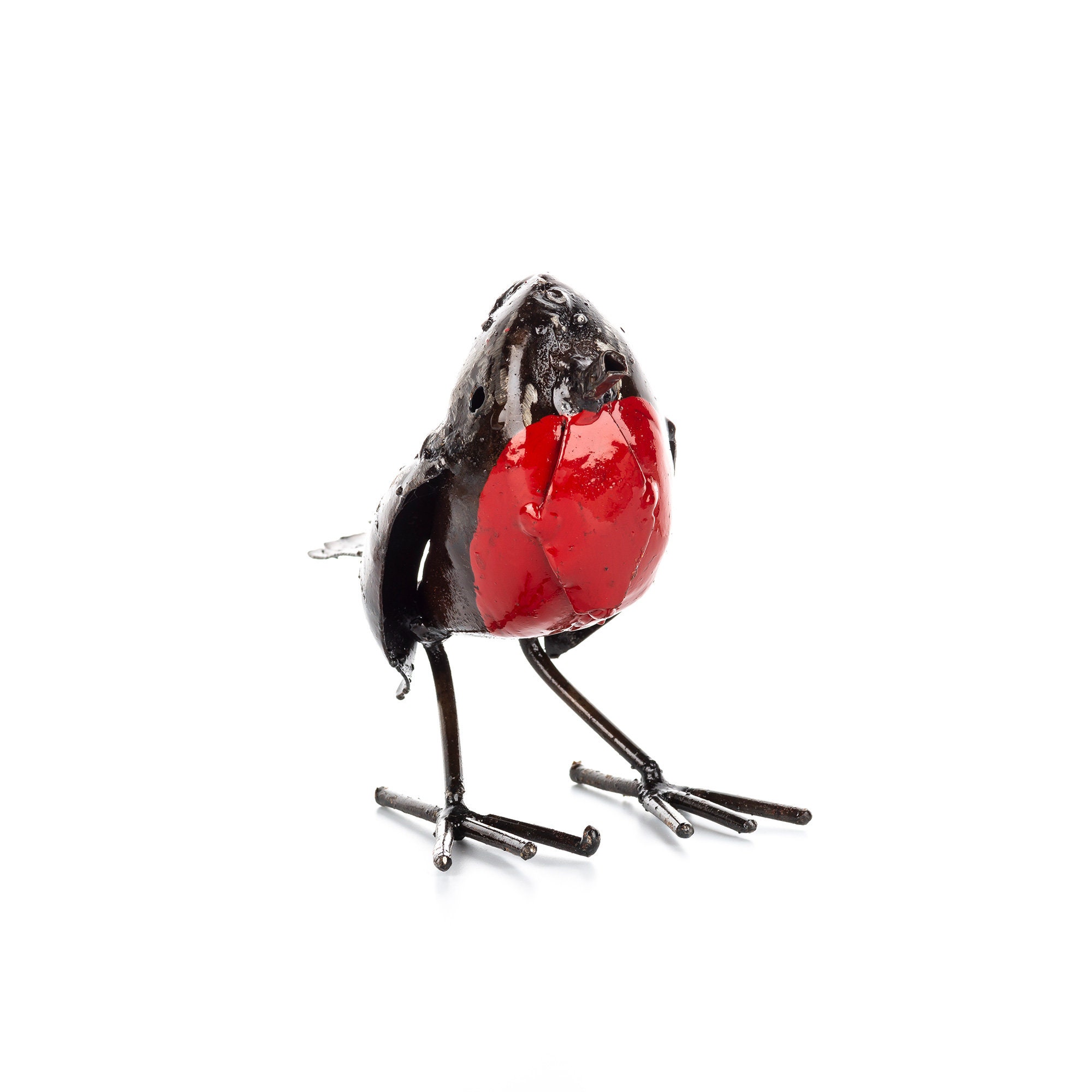 Metal Robin Garden Ornament Sculpture Art Handmade Recycled Etsy UK