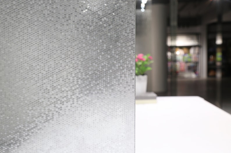 Static Cling Privacy EZ Film Oval Squares