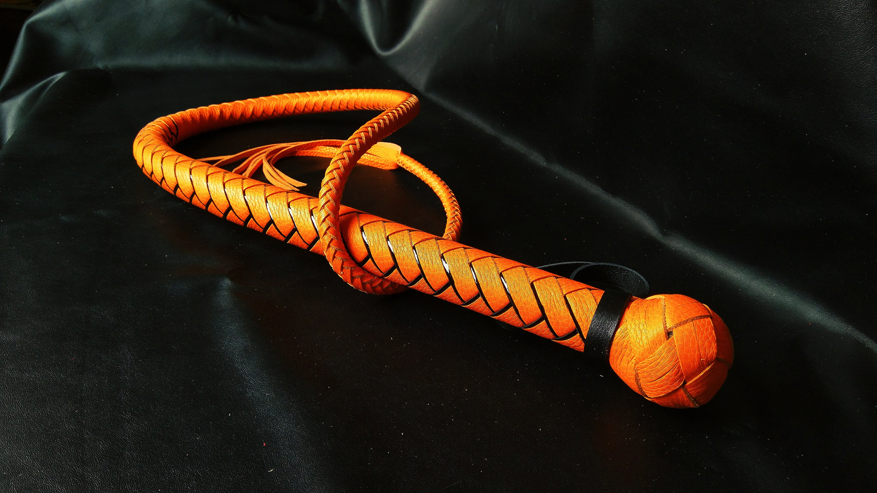 Leather Whip BDSM Whip Bullwhip 145 Cm Singletailed Lash Etsy