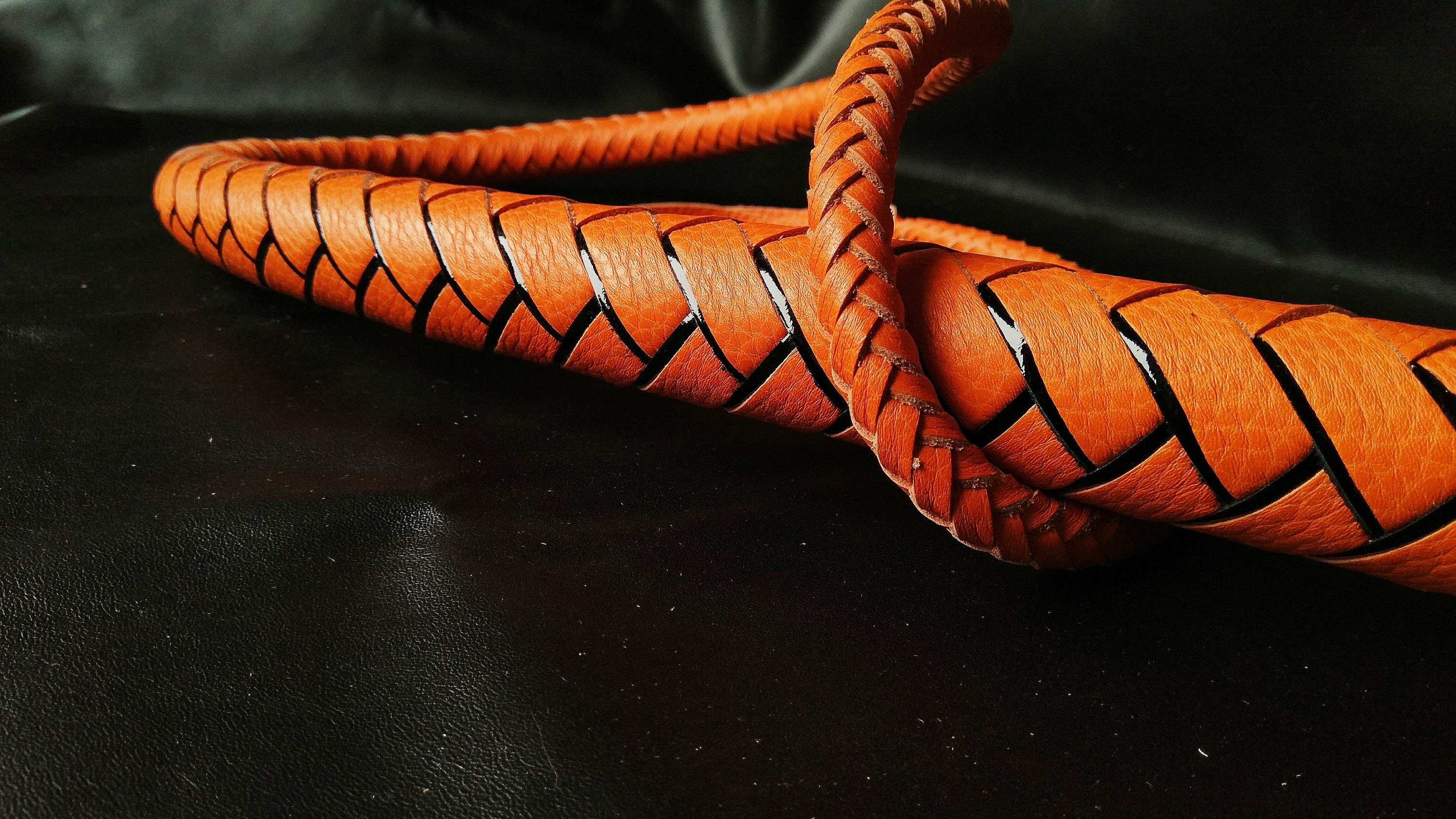 Leather Whip BDSM Whip Bullwhip 145 Cm Singletailed Lash Etsy