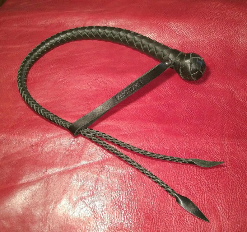 Leather Whip Leather Whip BDSM Whip Etsy