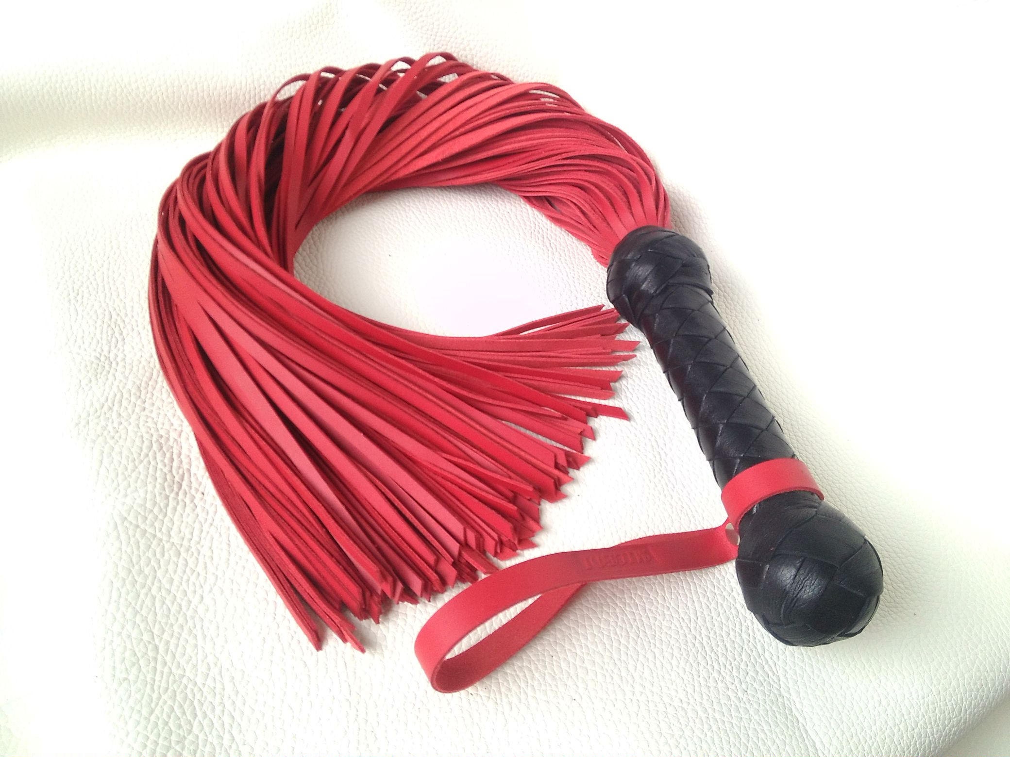 Flogger BDSM Whip Leather Whip Leather Bdsm Flogger Etsy