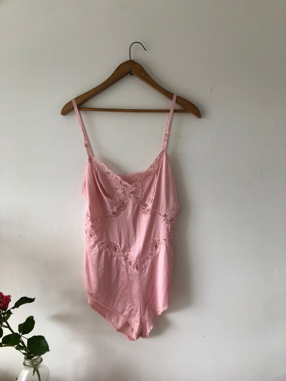 Pink Lace Bodysuit
