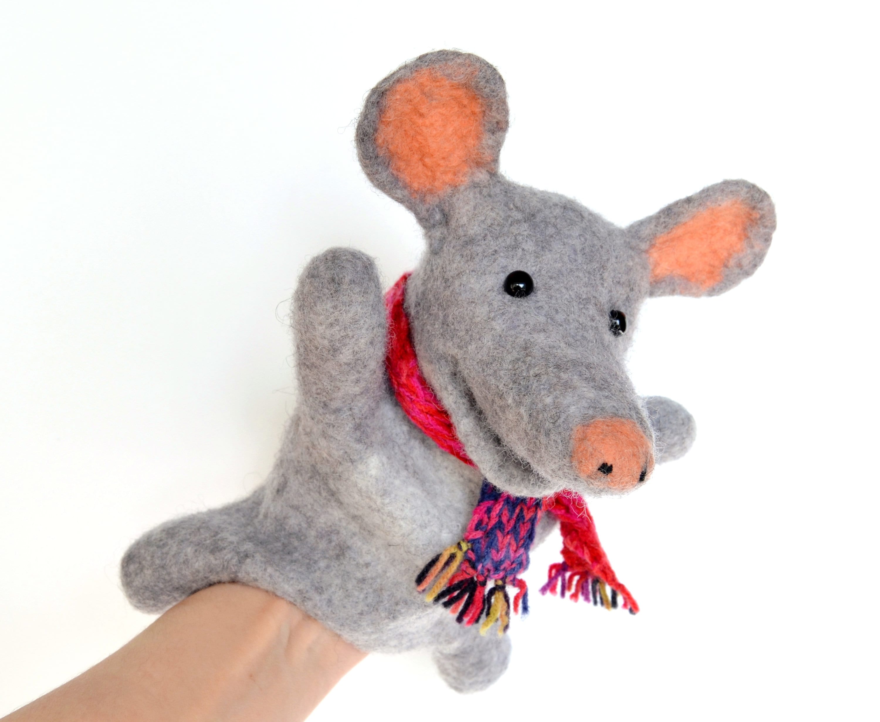 Rat hand puppet Puppets theater puppet Etsy