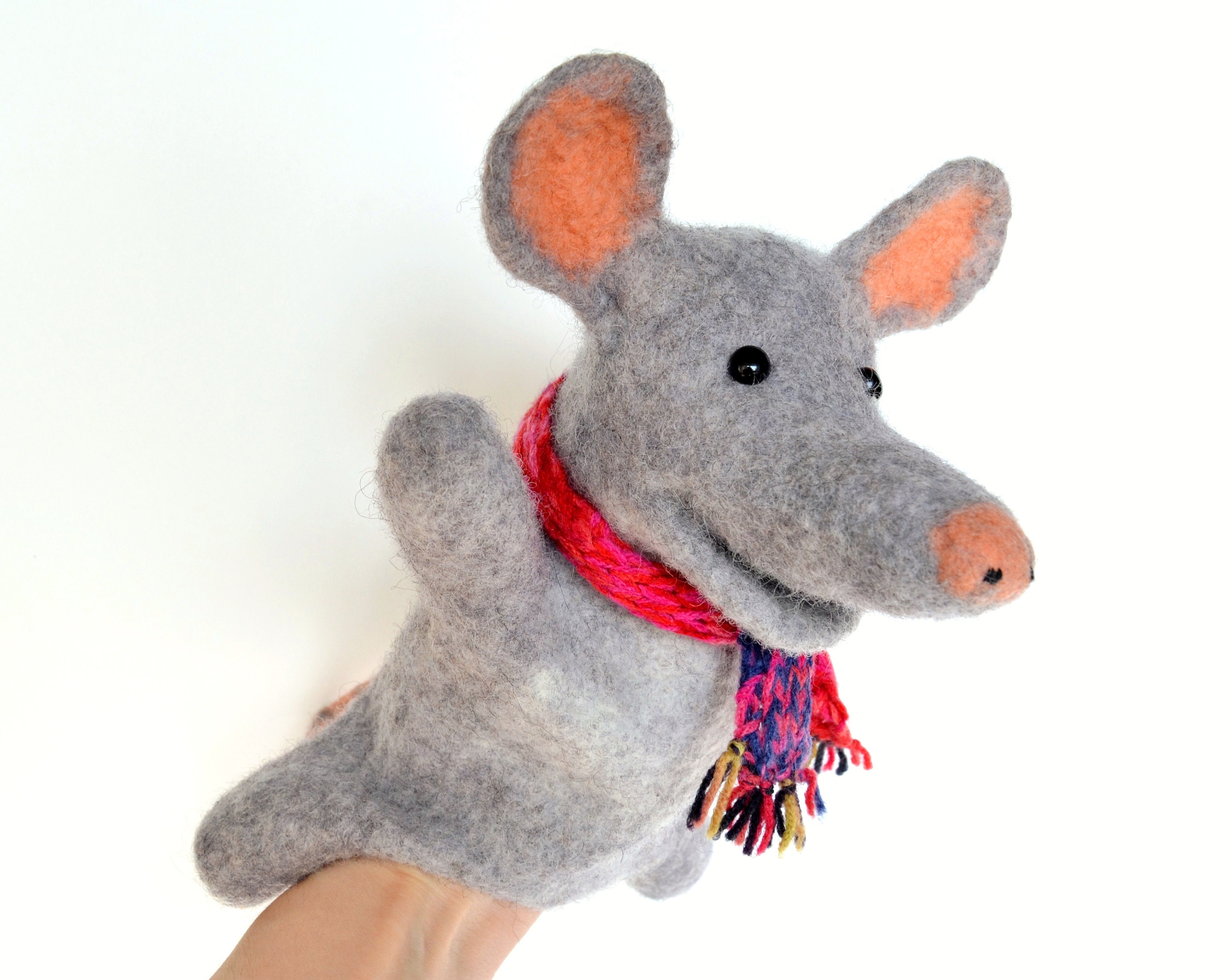 Rat hand puppet Puppets theater puppet Etsy